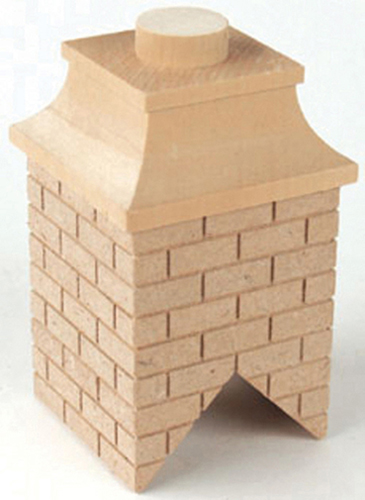 HW2408 - Wood Brick Chimney