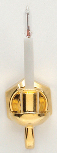 HW2525 - Single Candle Wall Sconce with Bi-Pin Bulb