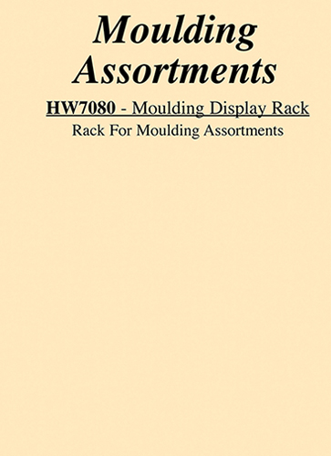 HW7080 - Display: Empty Moulding Assortment Rack