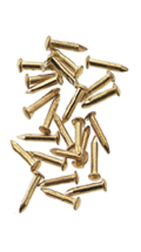 HW1129 - Solid Brass Pointed Nails 100Pc