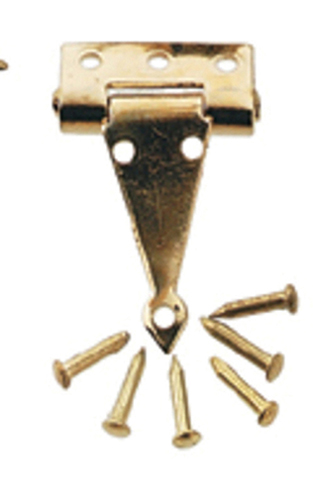 HW1130 - T-Hinges, 2 Pair with 24 Nails