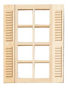 HWH5003 - 1/2 Scale: Std. 8-Light Shutter Window