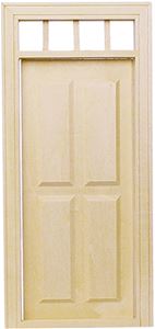 HWH6001 - 1/2 Scale: 4 Panel Prehung Door