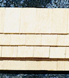 HWH7004 - 1/2 Scale: Square Butt Shingles, 400 Pc/Bag, Approx. Coverage 76 Square Inches