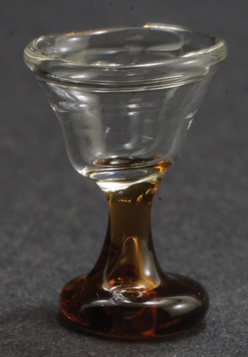 IM65077 - Wine Glass, Amber Stem  ()