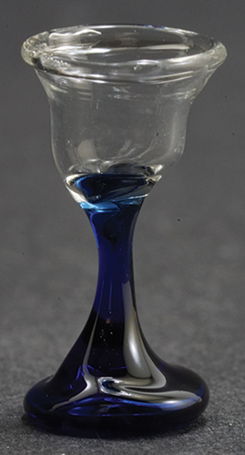 IM65078 - Wine Glass, Blue Stem  ()