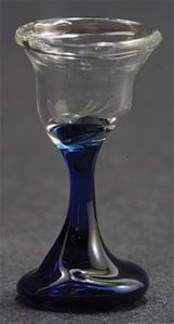 IM65078 - Wine Glass, Blue Stem  ()