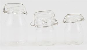 IM65155 - Set of Glass Canisters, 3 pieces  ()