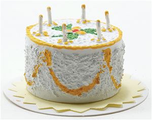 IM65224 - Yellow Birthday Cake