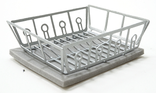 IM65267 - Silver Dish Drainer with Mat  ()