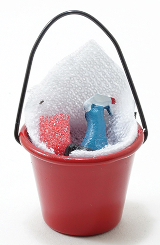 IM65289 - Soap Bucket with Scrub Brush, Cleaner &amp; Sponge  ()