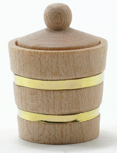 IM65310 - Wooden Bucket with Lid  ()