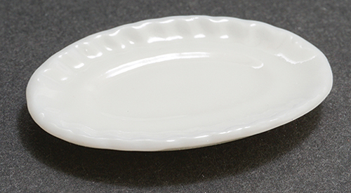 IM65516 - Oval Serving Plate, White  ()