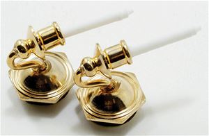 IM65519 - Candle Sconces, Non-Working, 2 Pieces  ()