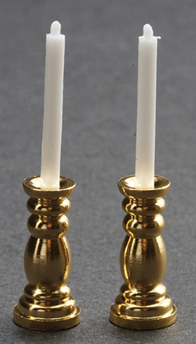 IM65575 - Brass Candlesticks, Set of 2