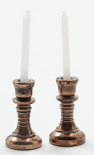 IM65576 - Copper Candlesticks, Set of 2  ()