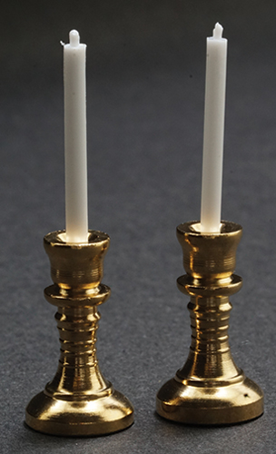 IM65580 - Brass Candlesticks, Set of 2