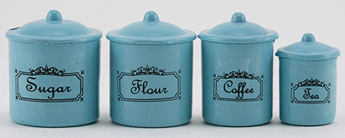 IM65600 - Canister Set, 4 Piece - Turquoise  ()