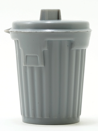 IM65631 - Gray Trash Can - Lid Opens  ()