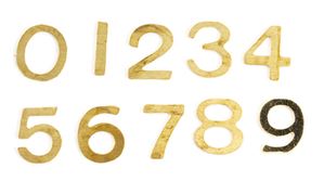 IM65692 - Brass Numbers 0-9  ()