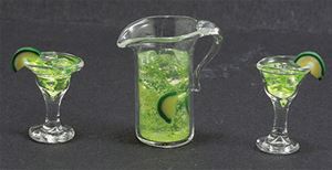IM65734 - Pitcher of Margaritas with Two Glasses  ()