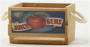 IM69024D - Empty Fruit Crate with Decal &amp; Handles