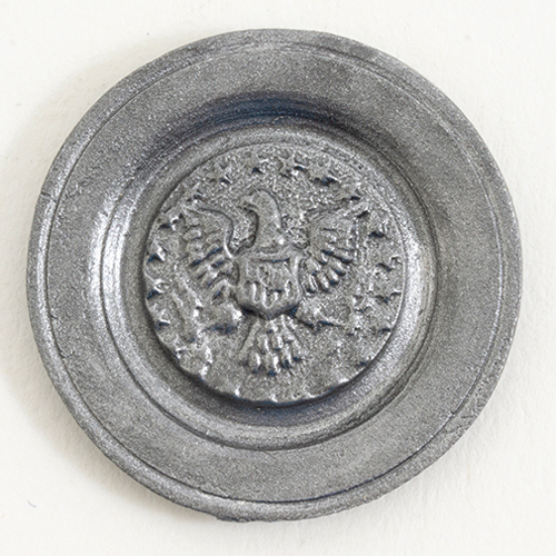ISL0494 - ..Eagle Plate, Pewter Color