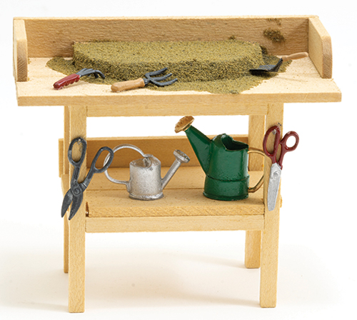 ISL4103 - Discontinued: ..Potting Bench, Aged with Tools