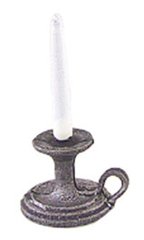 ISL09191 - Candle Holder with Candle Black