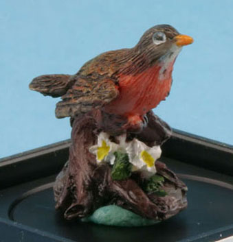 JKMJC09 - Robin (Hand Painted Bird Figurine)