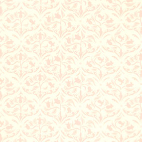 JM62 - Wallpaper, 3pc: Tulip Arabesque-Pink