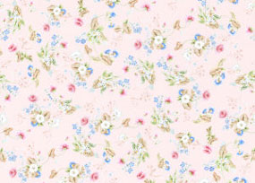 JM75 - Wallpaper, 3pc: Rococo Silk, Pink