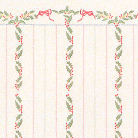 JM91 - Wallpaper, 3pc: Christmas Stripes