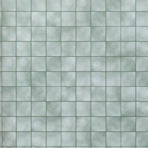 JMS26 - Wallpaper, 3pc: 1/2 Scale Green Marble Tiles