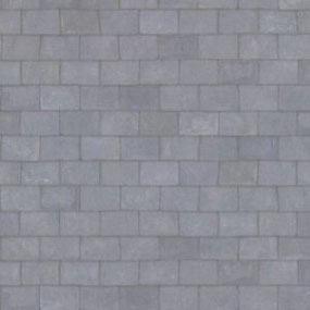 JMS52 - Wallpaper, 3pc: 1/2 Scale Old Grey Slate Roof