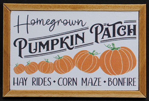 KCMAU3OAK - Homegrown Pumpkin Patch Picture, Oak Frame