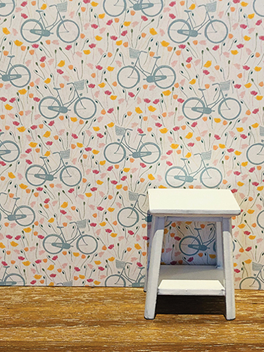 KCMFL9 - Wallpaper, 3pc: Spring Bicycle