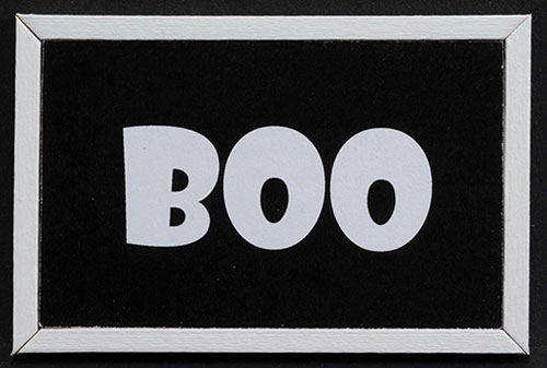 KCMHL5 - Boo Picture, White Frame