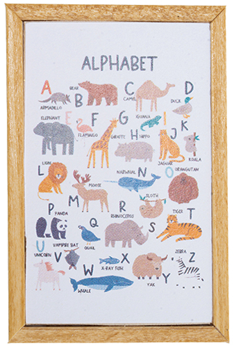 KCMKF62 - Alphabet with Animals Picture