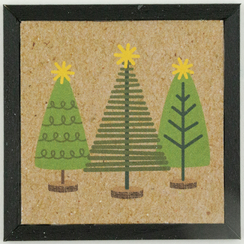 KCMXM22 - Christmas Trees Picture, 1 Piece