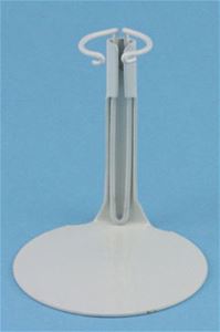 KMF1001 - Doll Stand, Supports Dolls 3-1/2 To 5 In, White