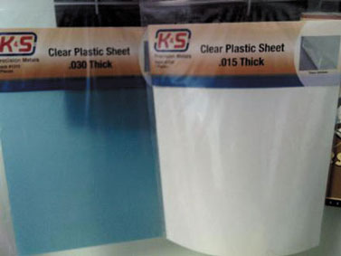 KSE1307 - Discontinued: Clear Plastic 0.010 Inch x 8.5 Inch x 11 Inch, 2Pc