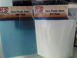 KSE1307 - .Clear Plastic 0.010 Inch x 8.5 Inch x 11 Inch, 2Pc