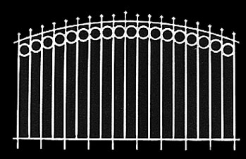 LT138 - Fence: New Orleans, 2/Pk, 6 Inch