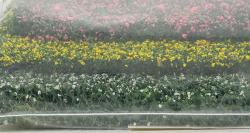 MBFFM3 - Floral Foam Mats 2-1/2 x 10 inch, 3 Pieces, 1 Pink, 1 Yellow, 1 White