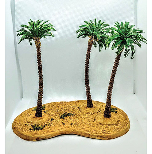MBPALM140B - Palm Tree, 5.5 Inches/140mm Tall, B Plastic, 5 Pieces