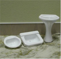 MBPED-12C - Sink-Pedestal 1:12 Clear , 1Pc