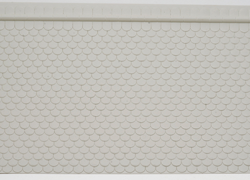 MBRTI2CG - Pattern Sheet Pan Tile Roofing, Concrete Gray, 7x24 Inch , 1:24