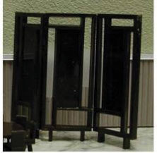 MBSCRN24 - Folding Screen, 3 Sections, 1:24 Scale