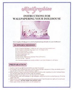MG118 - Book: How To Wallpaper Your Dollhouse